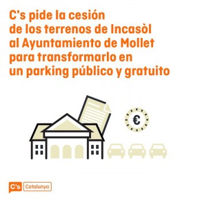 Propuesta de resolución de C´s para que los terrenos en desuso gestionados por la Generalitat se conviertan en aparcamientos gratuitos